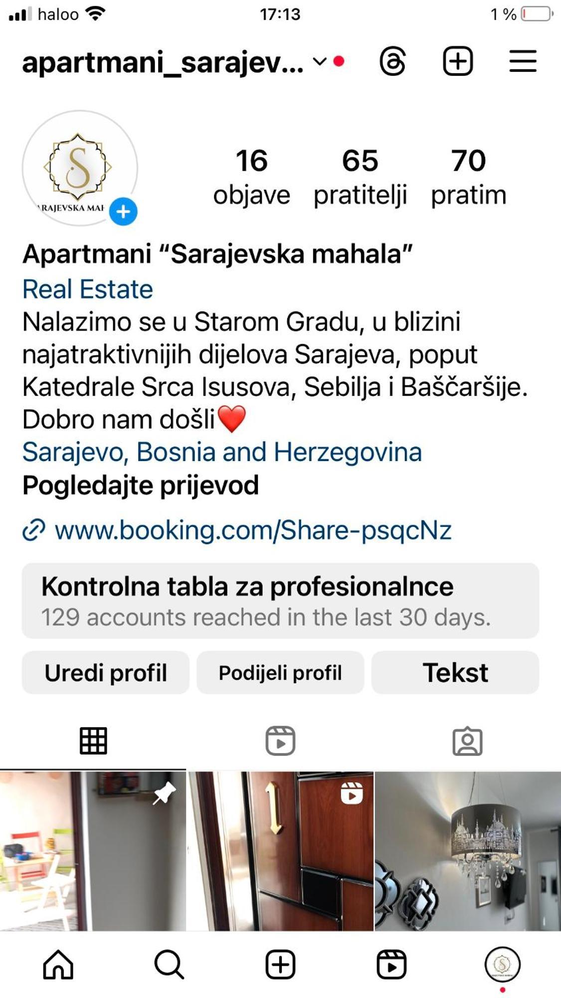 Sarajevska Mahala Apartman Szarajevó Kültér fotó